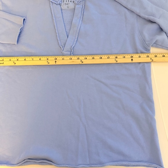 FRANK & EILEEN Classic Periwinkle Triple Fleece Patrick Popover Henley LARGE - Picture 5 of 8